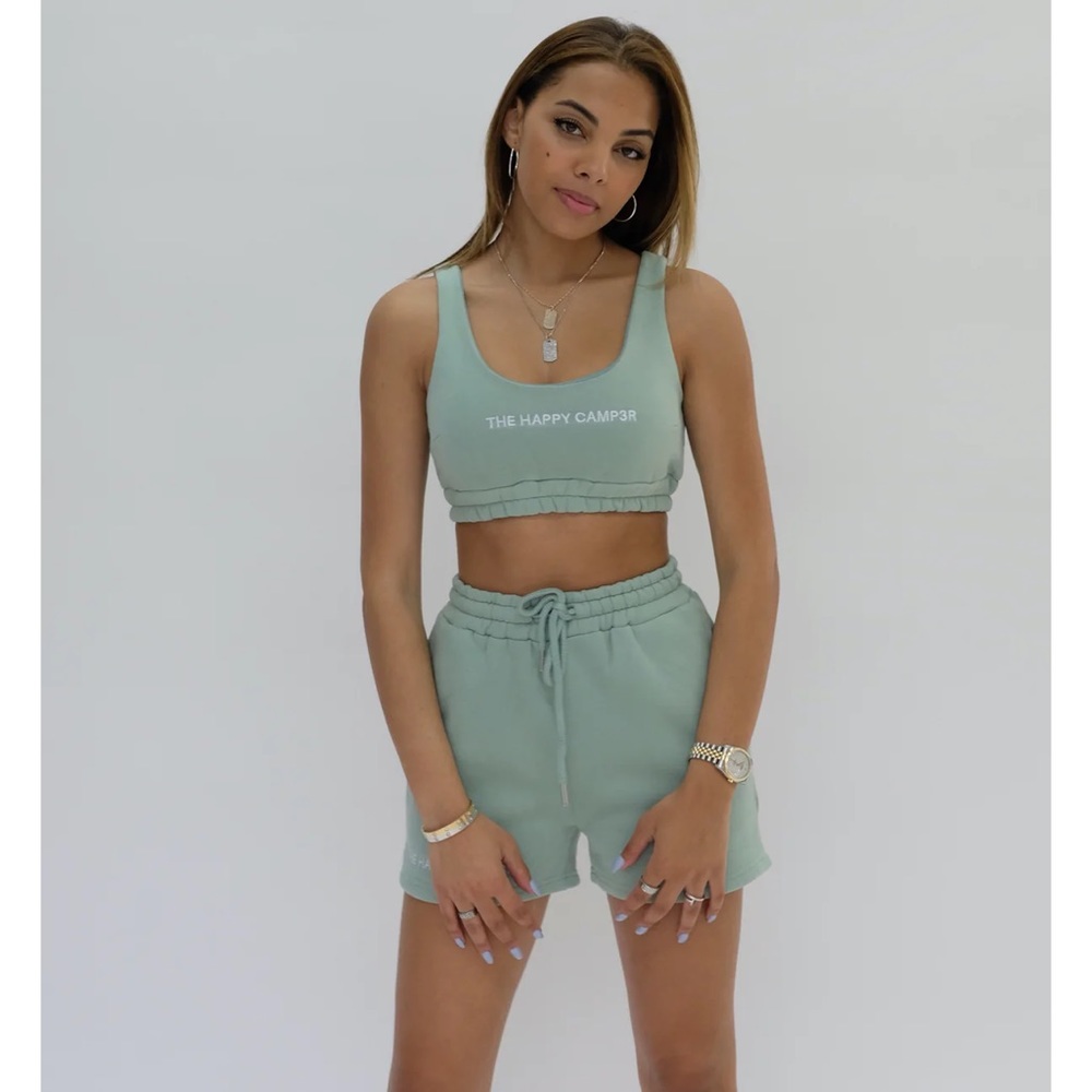 The Happy Camp3r / Cloud Crop Top / Sage / Size Small